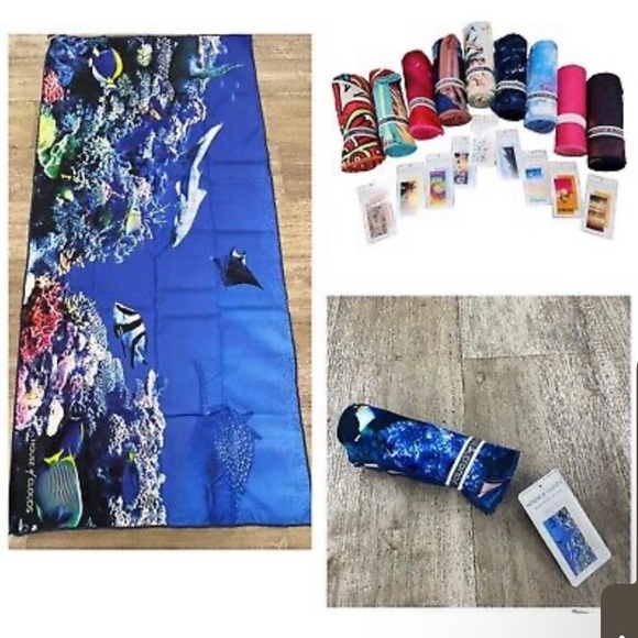 NWT House of Clouds Microfiber Beach Towels Quick Dry Sand Free Compact Towel - Picture 5 of 6